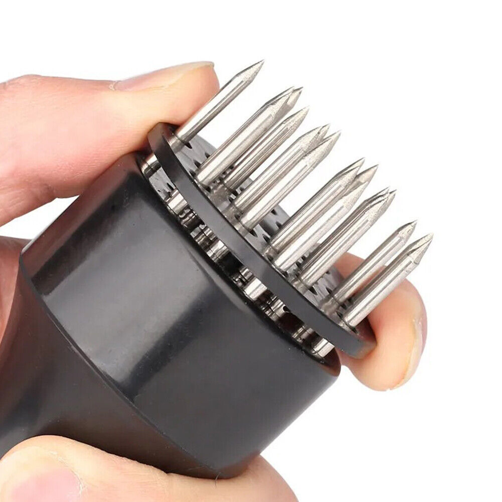 US 1-2 Pcs Professional Meat Tenderizer with Meat Sharp Stainless Steel Needle
