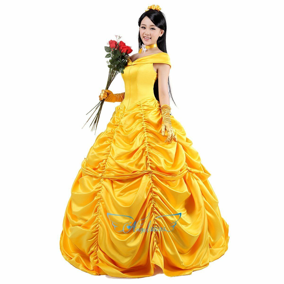 Angelaicos Womens Cosplay Costume Dress Gloves