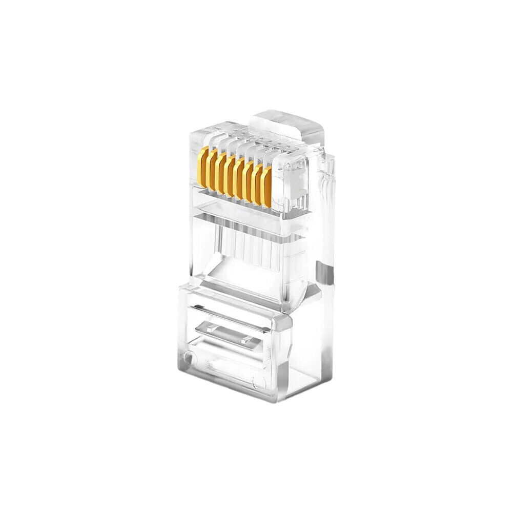 US 200 Pack Cat6 Pass Through EZ RJ45 Connector End Modular Plug UTP Cables