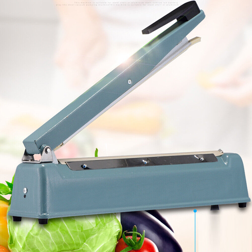 US 16" Hand Impulse Heat Sealing Sealer Machine Poly Element Plastic Sealer