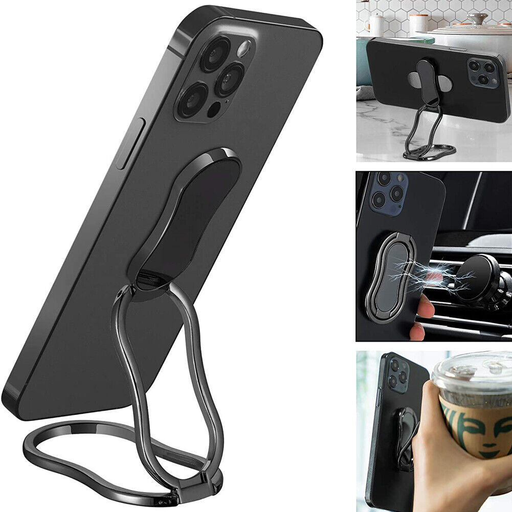 US 2-4 Phone Ring Holder Finger Kickstand 360° Rotation Foldable Cellphone Stand