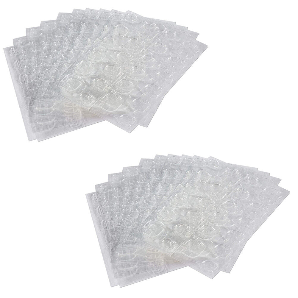 US 10-30 Sheets Waterproof Jelly Double-Sided Tabs False Nail Tips Glue Sticker