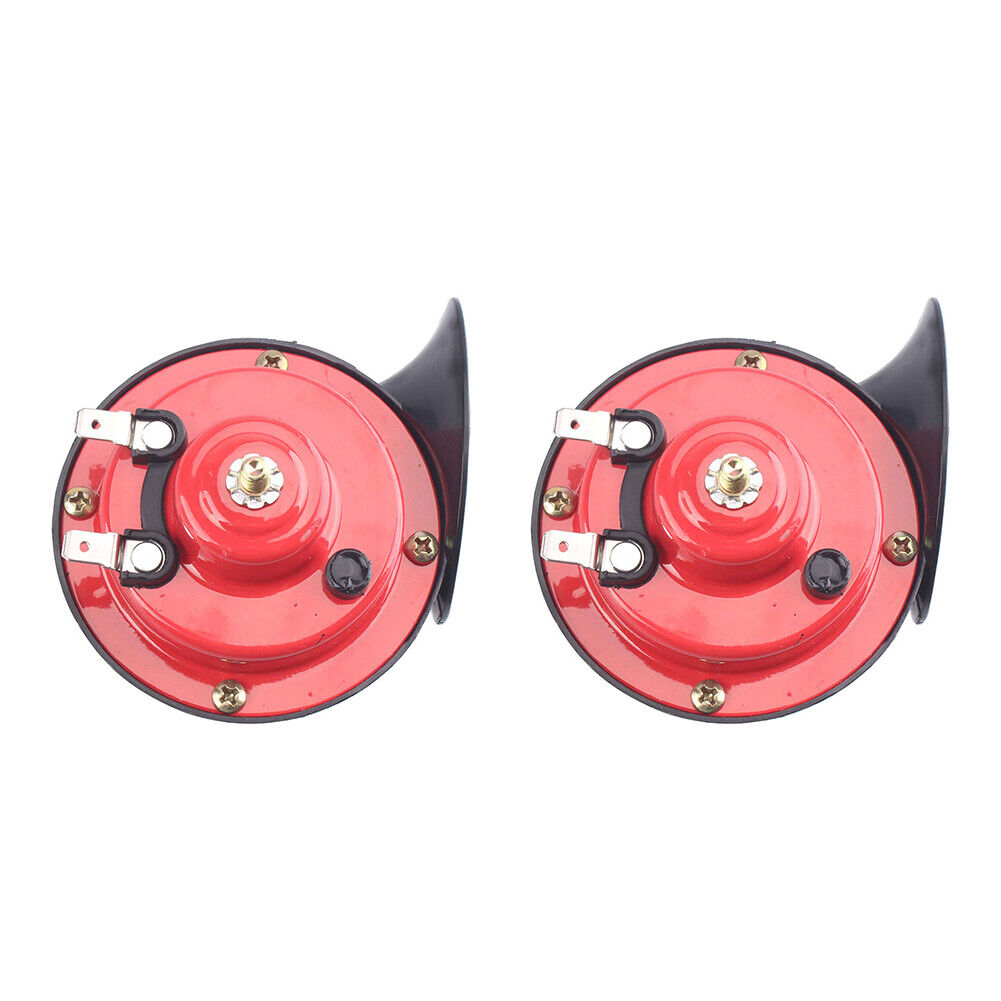 US 1-2 Pairs 12V 300DB Super Loud Train Air Horn Waterproof Motorcycle Car Boat