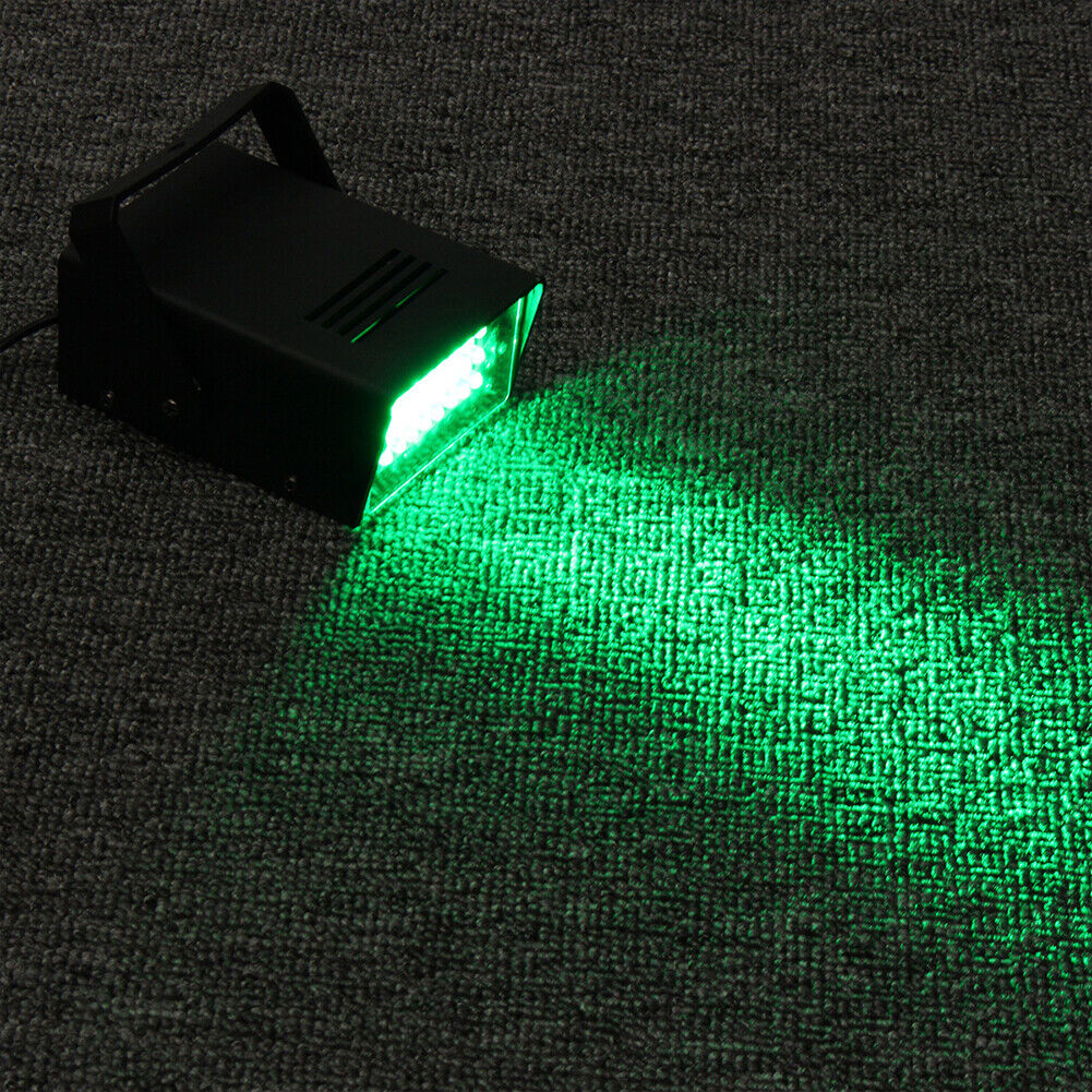 US 1-2 Pack Led Strobe Lights Party Super Bright LED Stage Effect High Flashing