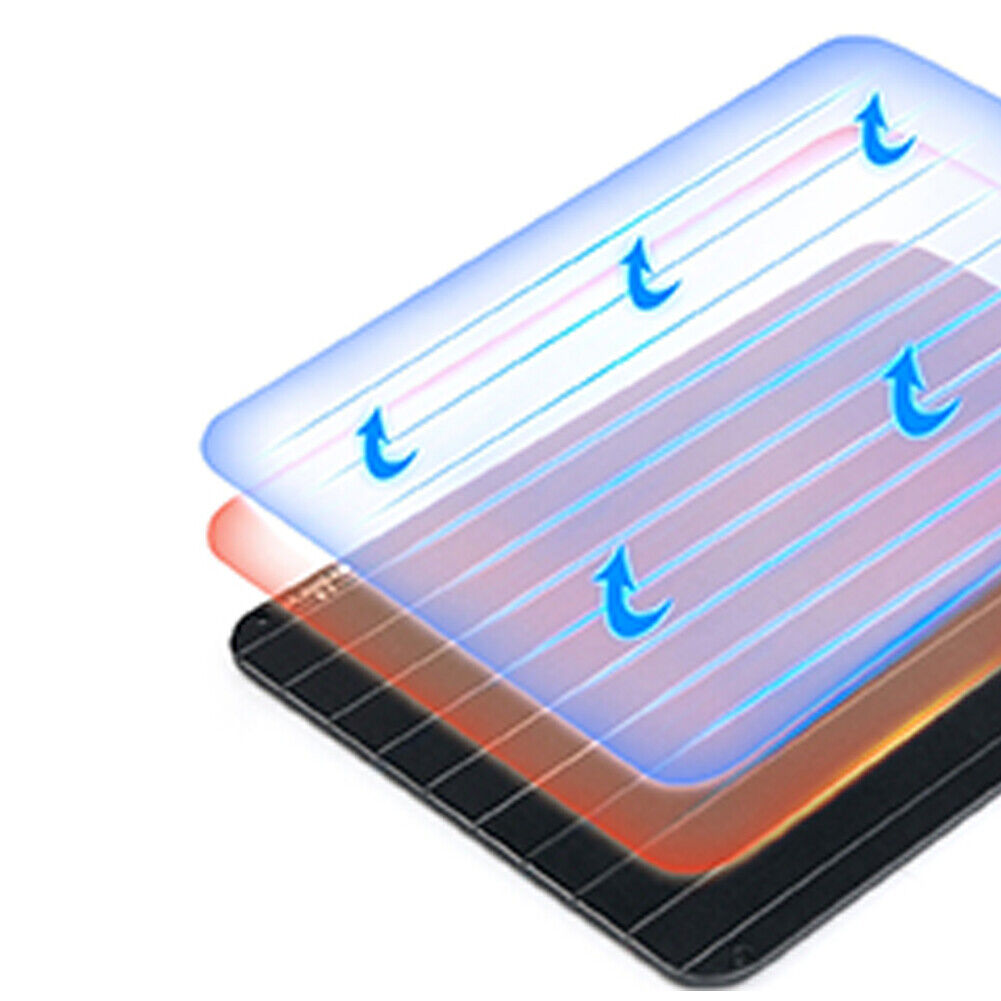 US 1-2 Pc Fast Defrosting Tray Rapid Thawing Board Safe Defrost Meat Frozen Food