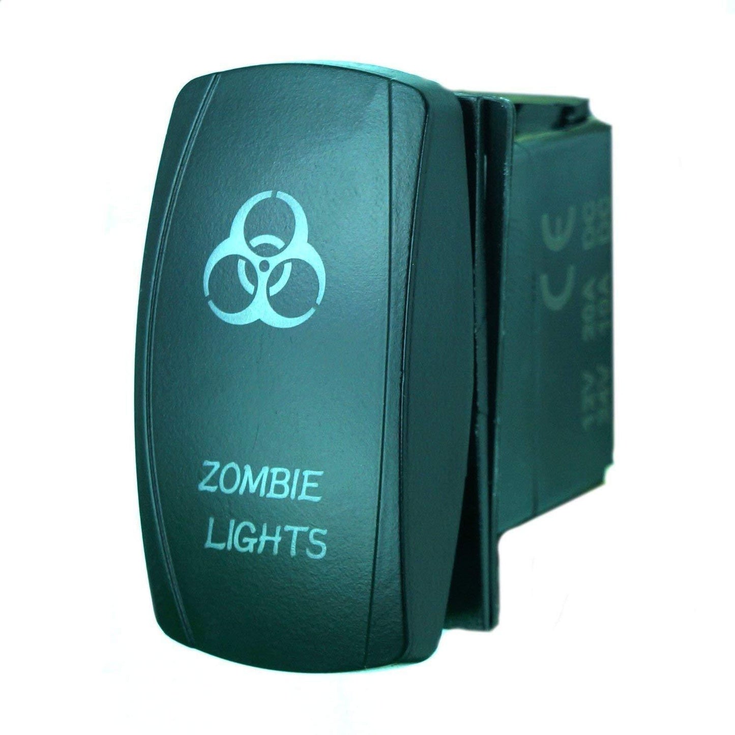 Amarine-made Laser Rocker Switch 20A 12v On/Off LED Light HORN/ZOMBIE/FOG/Light