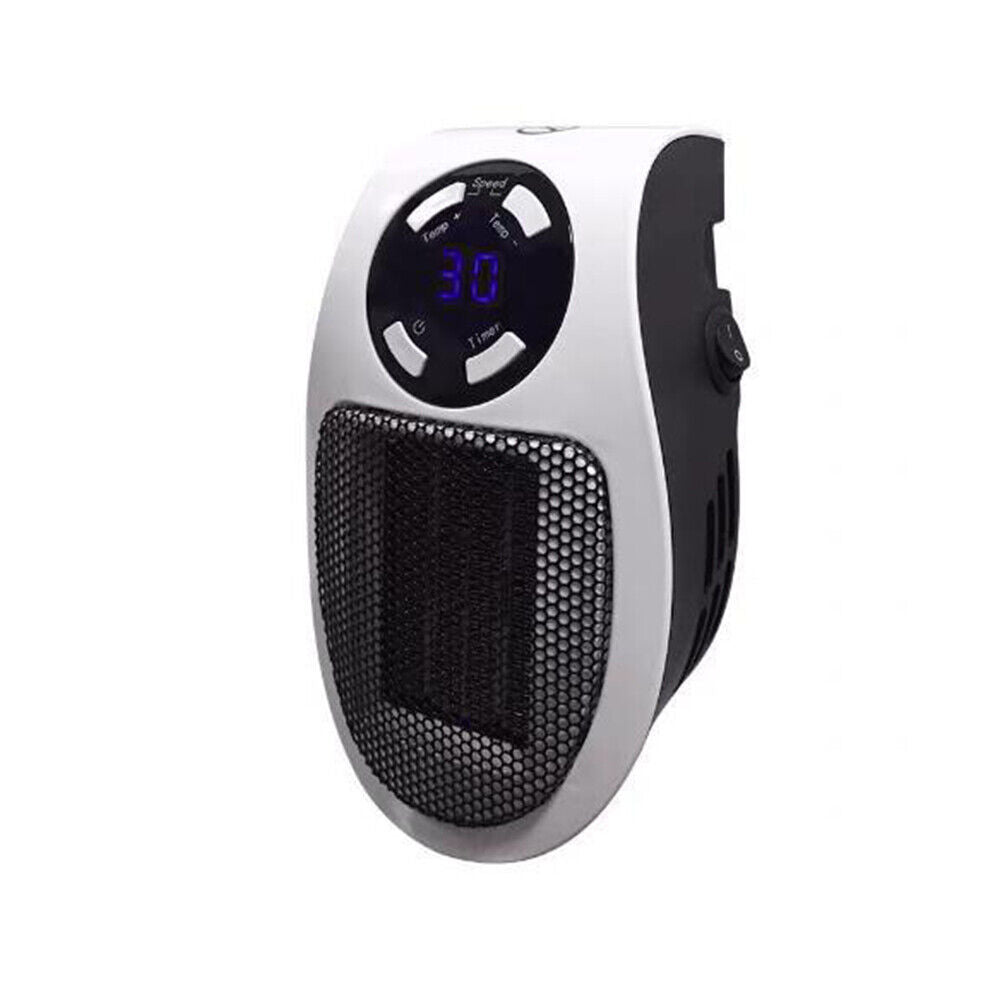 US 1-2 Pack Handy Portable Heater Turbo Wall Outlet Heater Mini for Bedroom