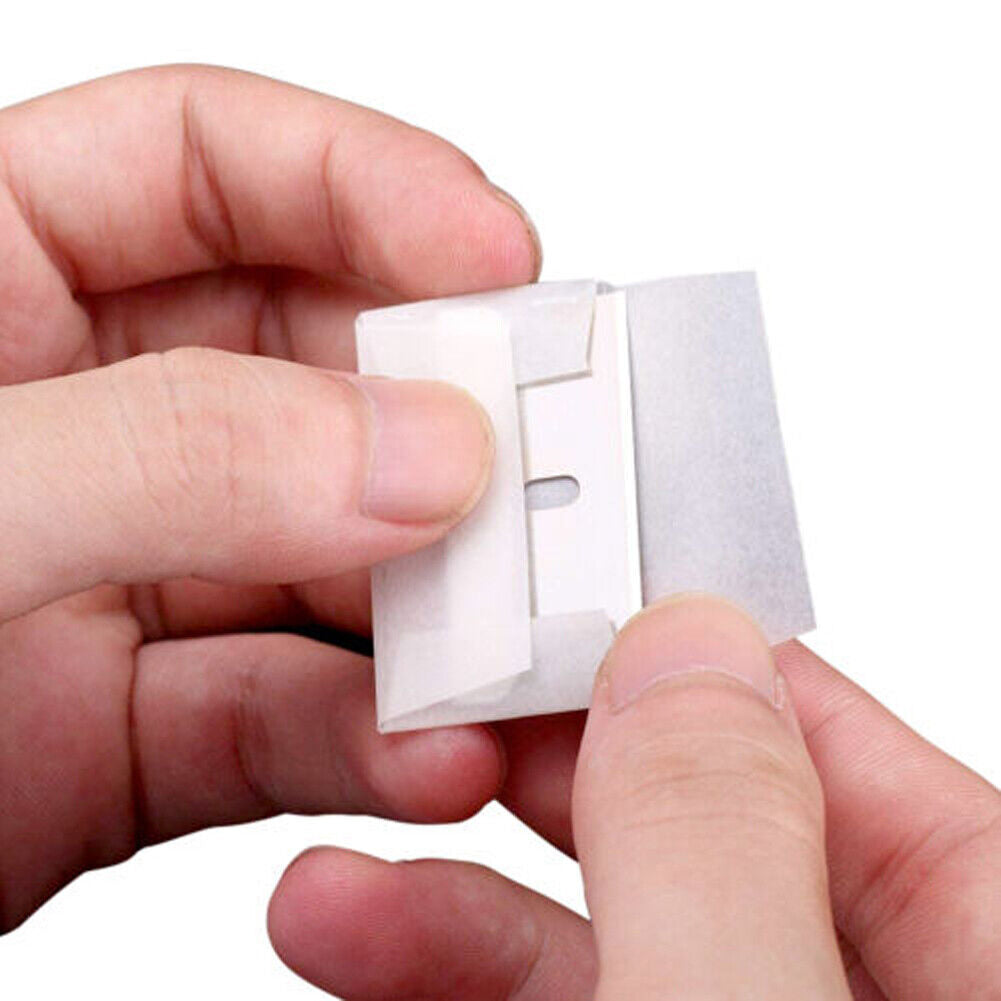 US 200-400 Pack Single Edge Razor Blade Sharp Heat Treated Safety Cutting Tools