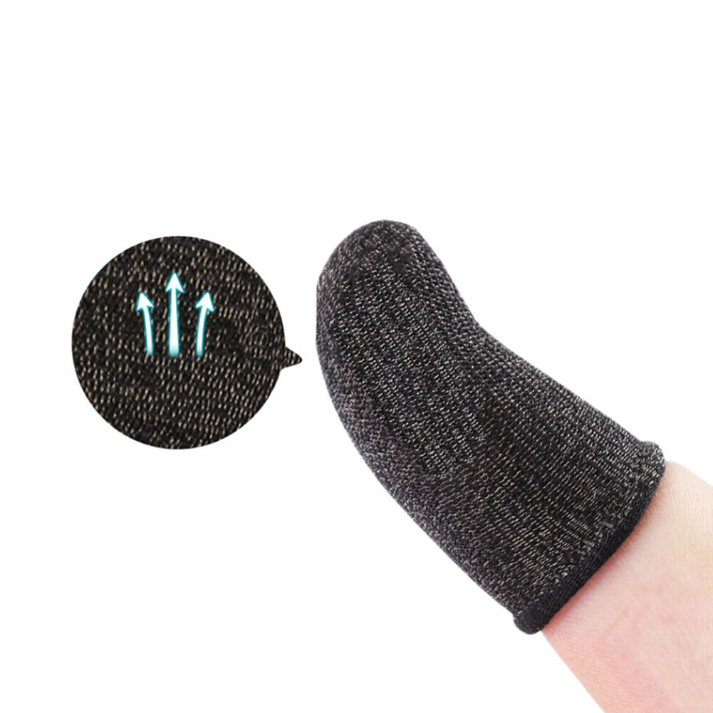 US 5-10 Paris Gaming phones Finger Sleeves Breathable Anti Sweat Ultra Sensitive
