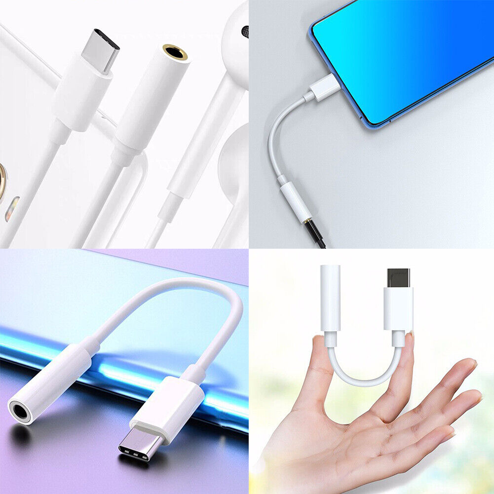US 2-4 Pcs USB-C Digital to 3.5 mm headphone adapter