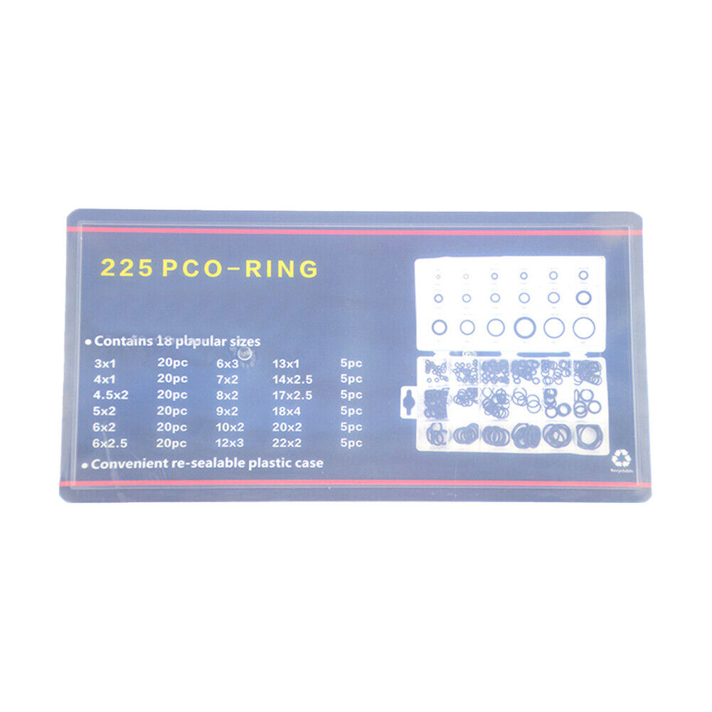 US 1-2Set Universal Rubber O-Ring Assortment Set Gasket Automotive Seal SAE Kit