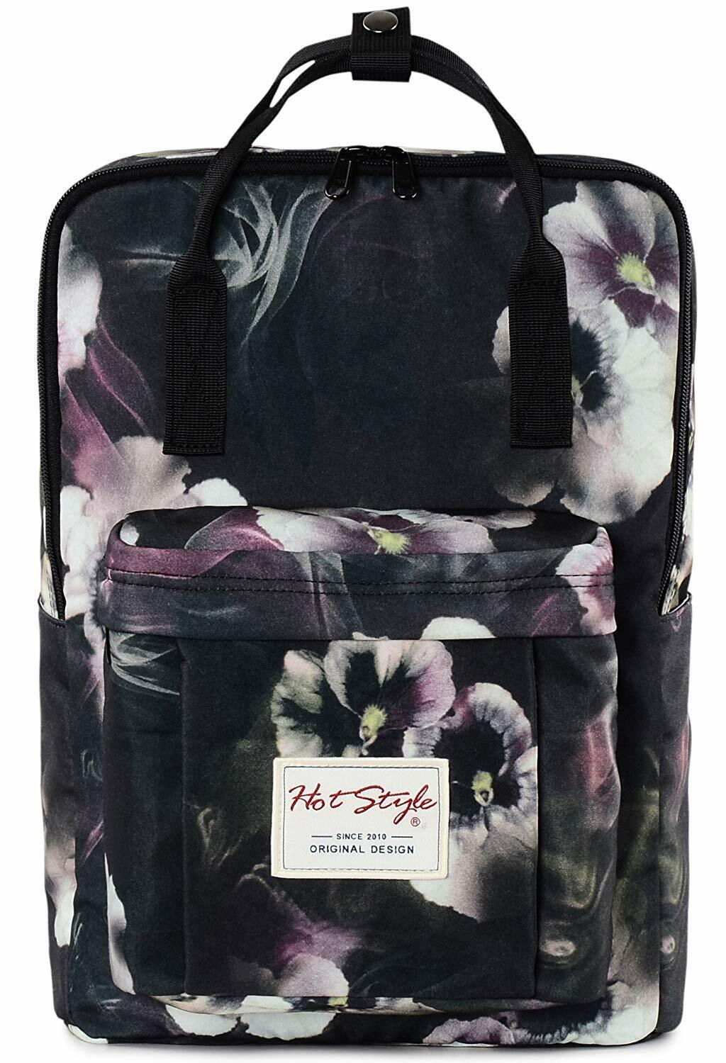 BESTIE 14" College Bookbag Backpack Cute for Women, 14.6"x10.3"x5.1"