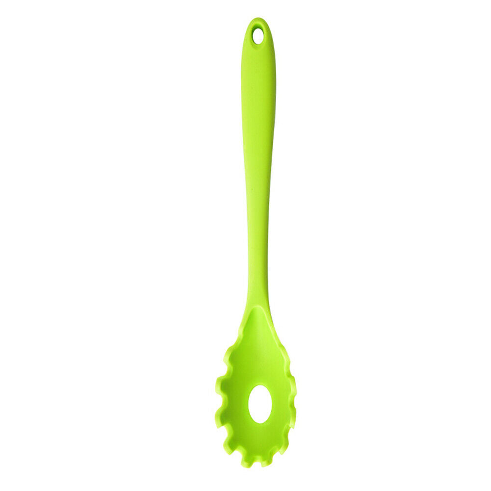 US 1-2 Pack Silicone Pasta Fork Heat Resistant Noodle Spaghetti Server Spoon