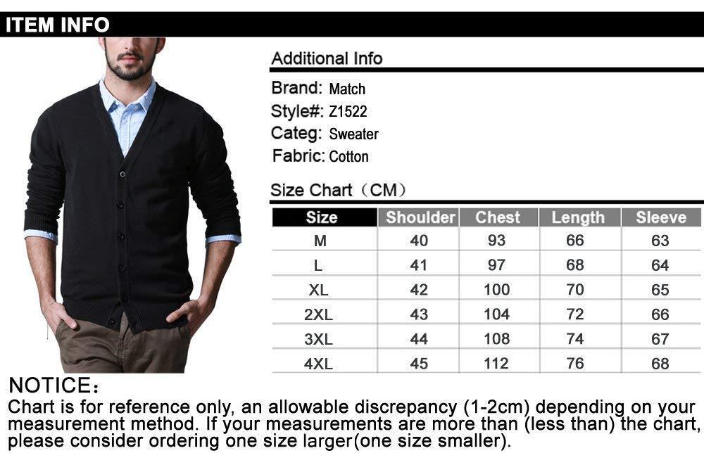 Match Men's K|G Series Shawl Collar Cardigan Sweater