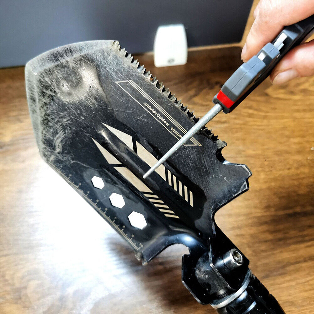 6-IN-1 EDC Pocket Knife Sharpener Carbide Ceramic Diamond Tapered Tool Sharpener