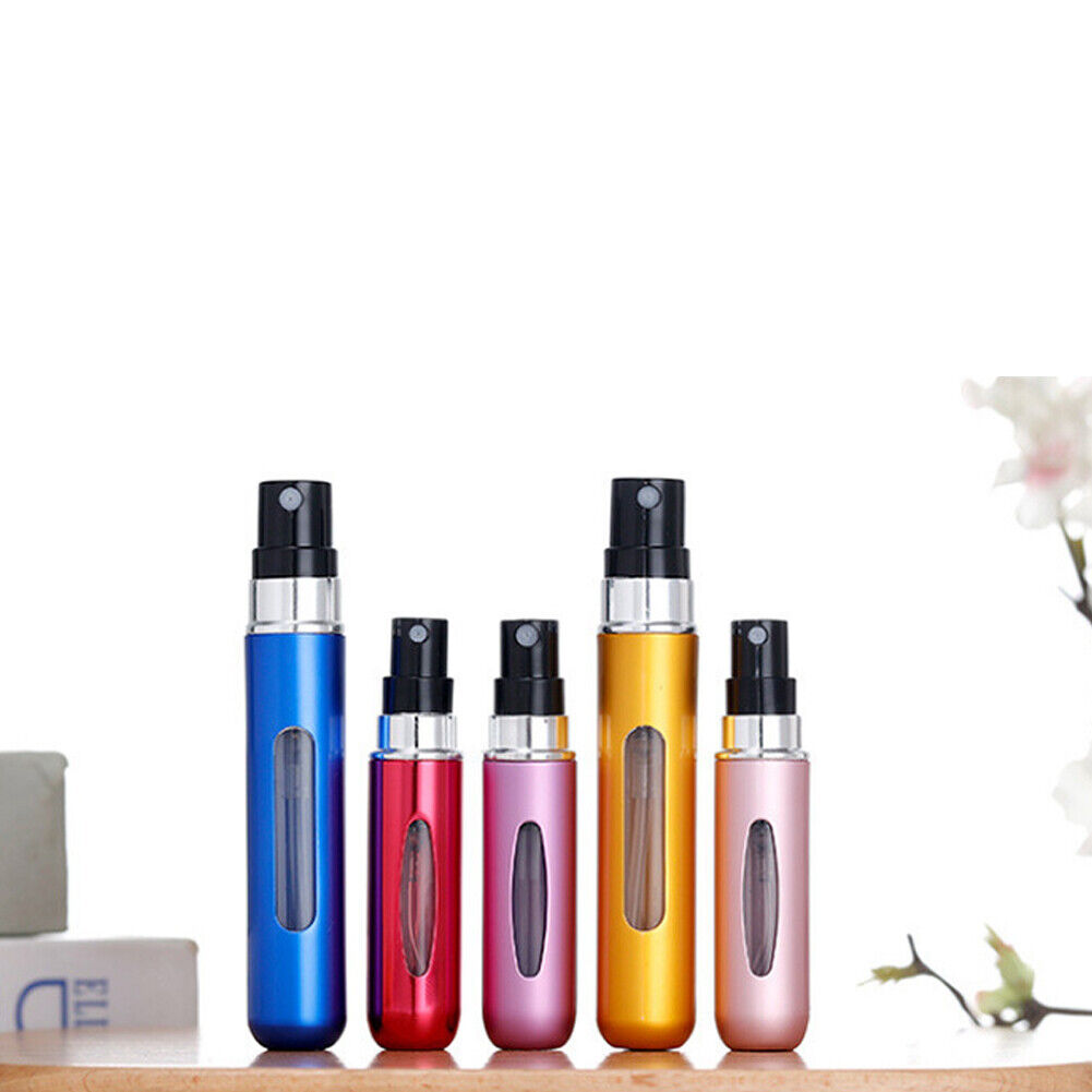 US10-20 Pack Portable Mini Refillable Perfume Empty Spray Bottle Pump Case