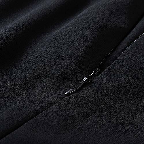 Womens Chiffon Elastic Waist Fold-Over Elephant Flare Wide Leg Trousers Pants