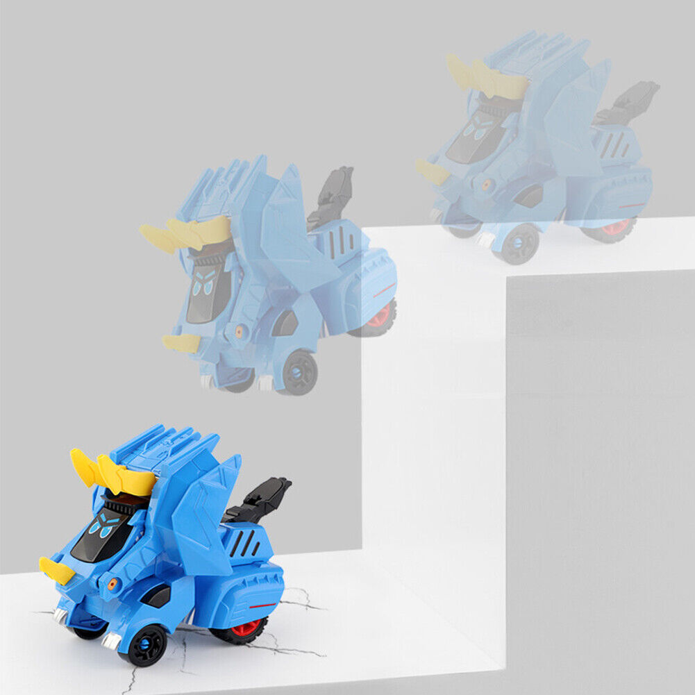 US 1-2 Pcs Transforming Dinosaur Toy 3+ Year Old Boys Deformation Car Kids Gifts