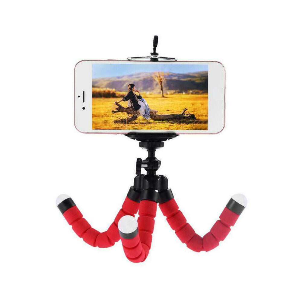 US 3-6 Pack Flexible Phone Tripod Universal Portable Holder Selfie Stand Monopod