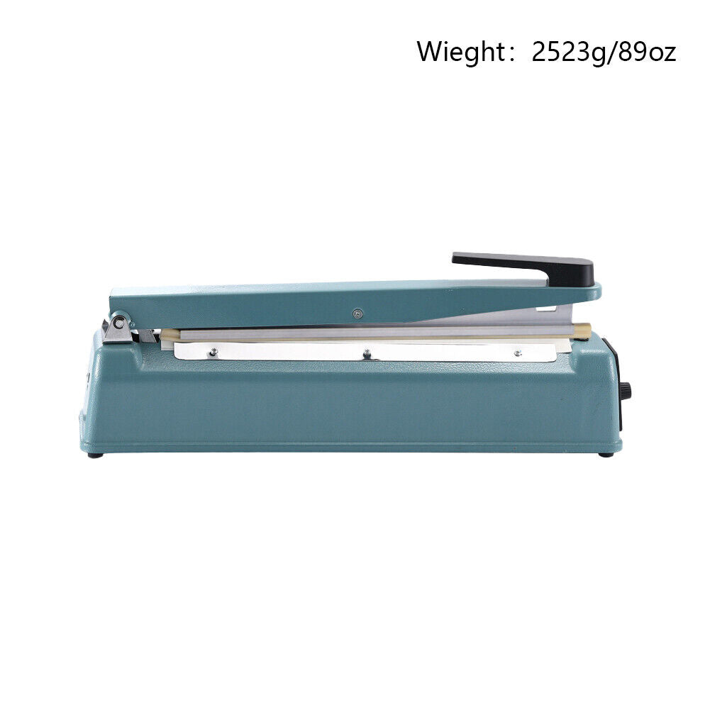 US 16" Hand Impulse Heat Sealing Sealer Machine Poly Element Plastic Sealer