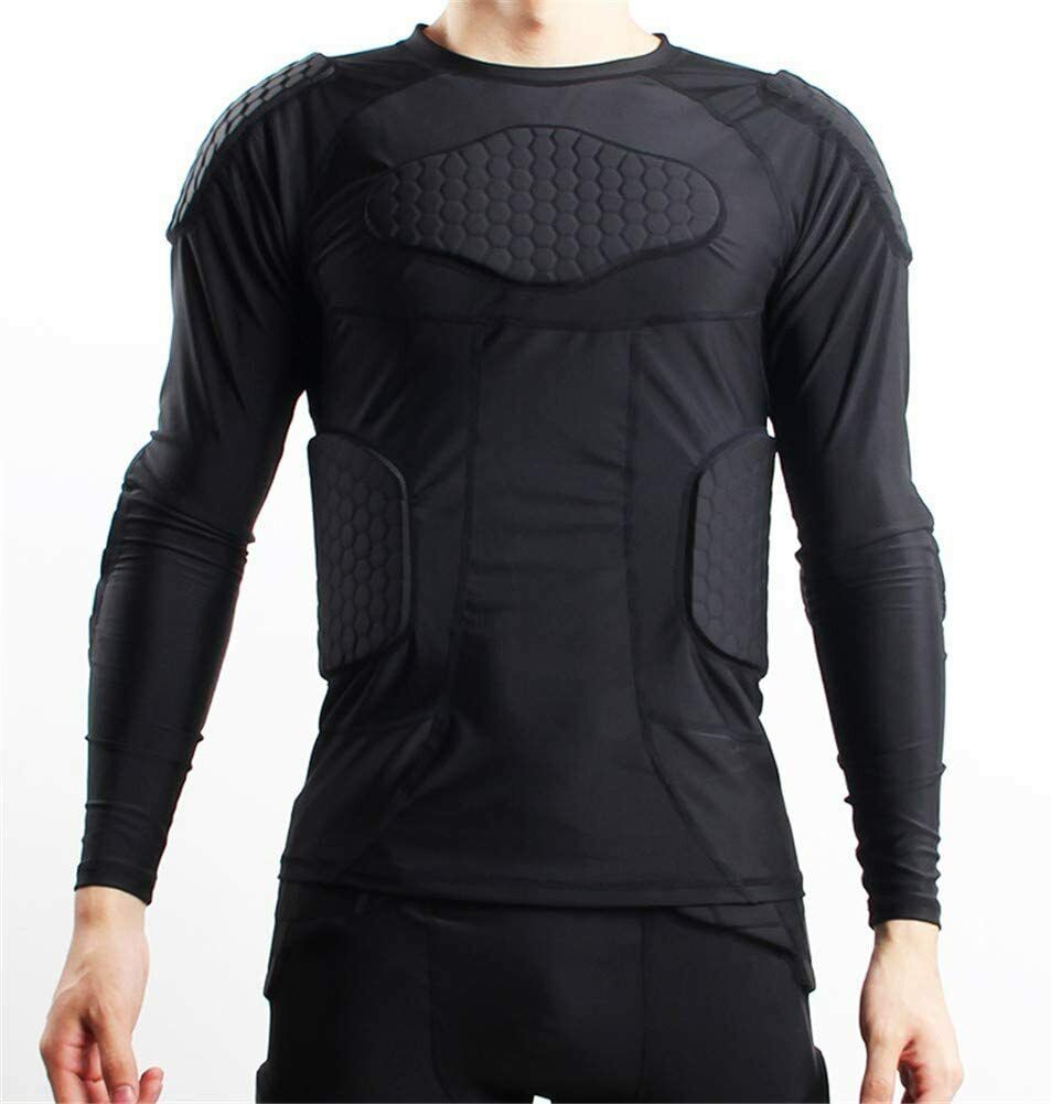 Men's Padded Protective Gear Set for Soccer Basketball Paintball Rib Protector