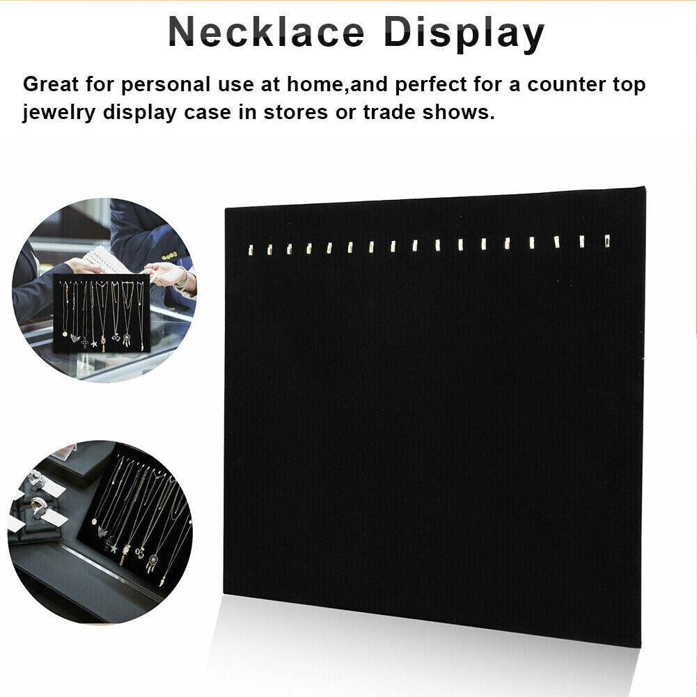 US 1-2 Pcs 17 hooks Jewelry Organizer Hanging Earrings Holder Display Stand Rack