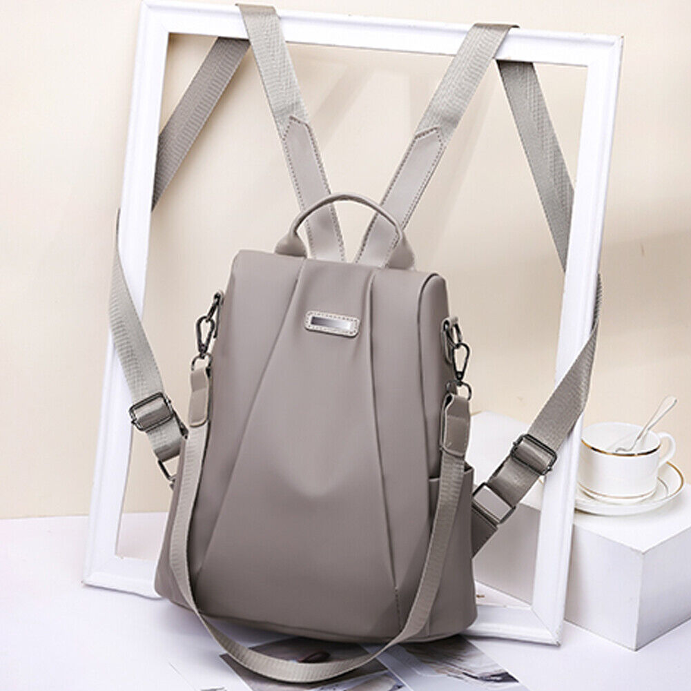 US 1-2 Pack Women Anti-Theft Backpack Waterproof Rucksack Ladies School Travel
