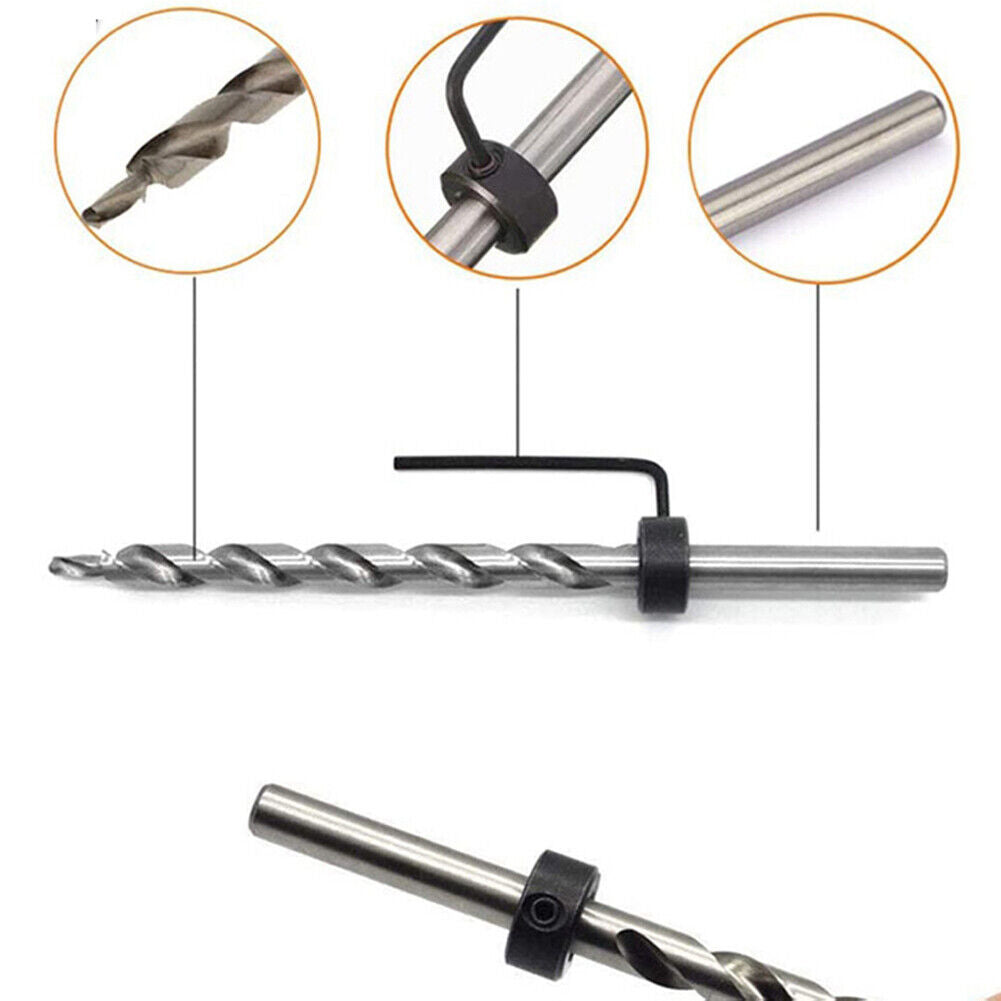 US Twist Step Drill Bit Set for Kreg Pocket Hole Drill Jig Guide 3/8inch(9.5mm)