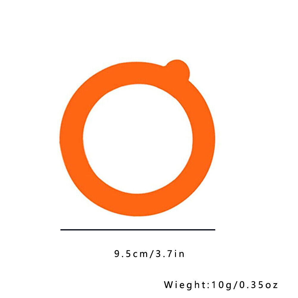 US 24-48 Pcs Silicone Jar Gasket Airtight Rubber Seals Rings For Mason Jar Lids