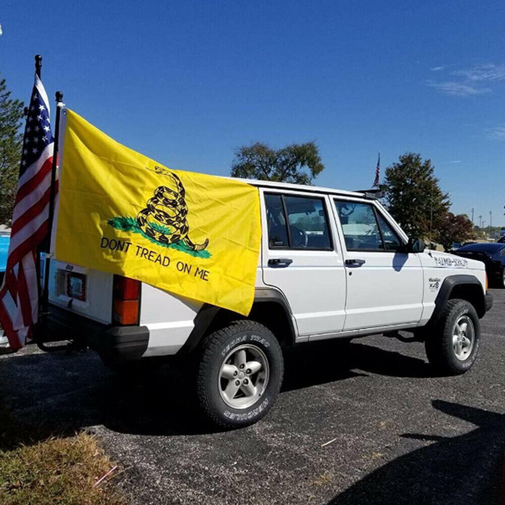 US 2-4 Pcs Don’t Tread on Me Gadsden Flag 3x5FT Outdoor Polyester Tea Party