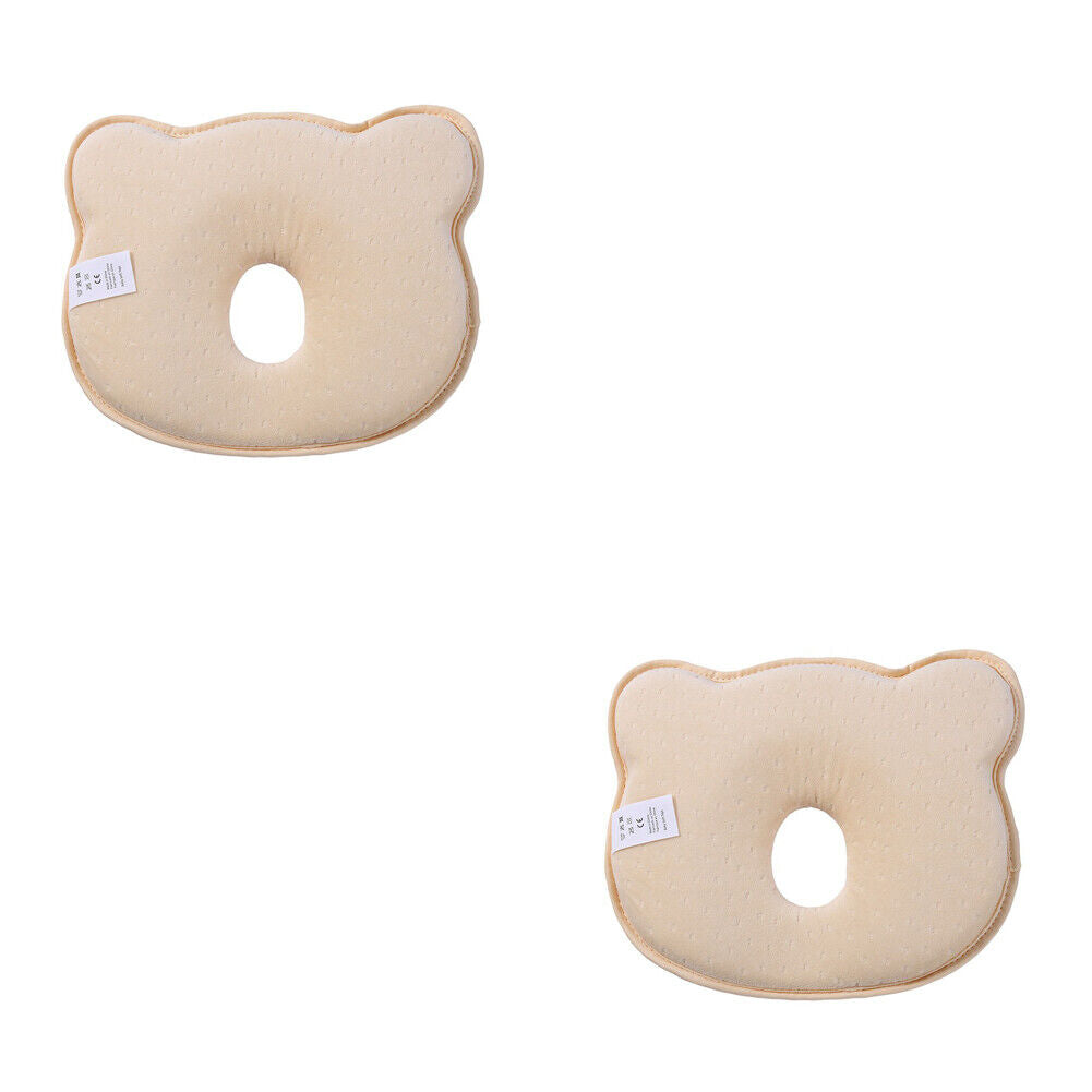 US 1-2 Pc Kid Infant Sleeping Pillow Head Protection Quilt Anti-roll Cushion Pad