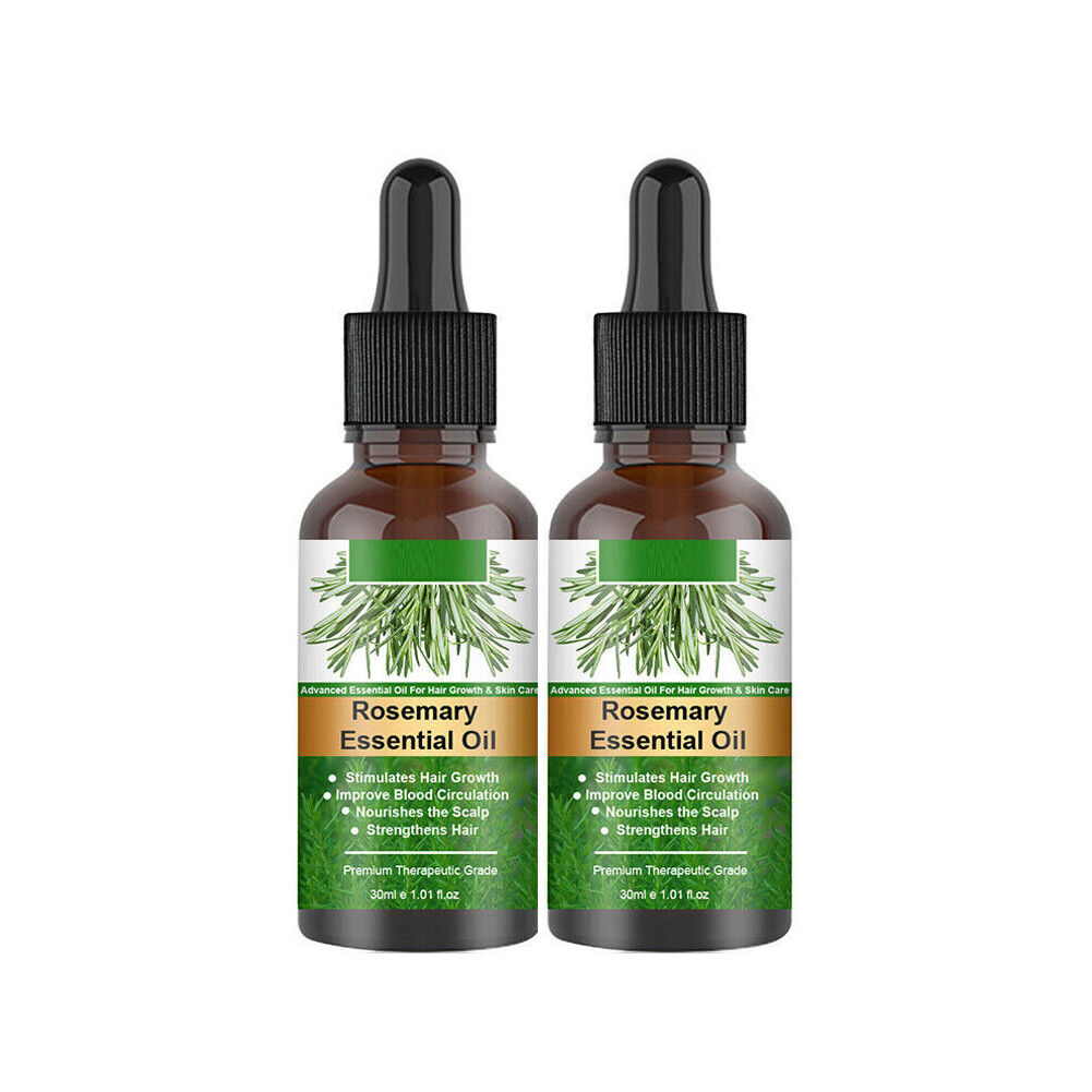 US 2-4 Pcs Rosemary Essential Oil Hair Growth 100% Pure Natural Therapeutic