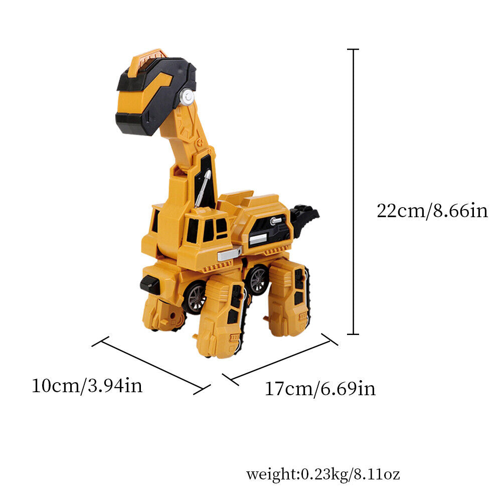 US 1-2 Pcs Transforming Dinosaur Toy 3+ Year Old Boys Deformation Car Kids Gifts