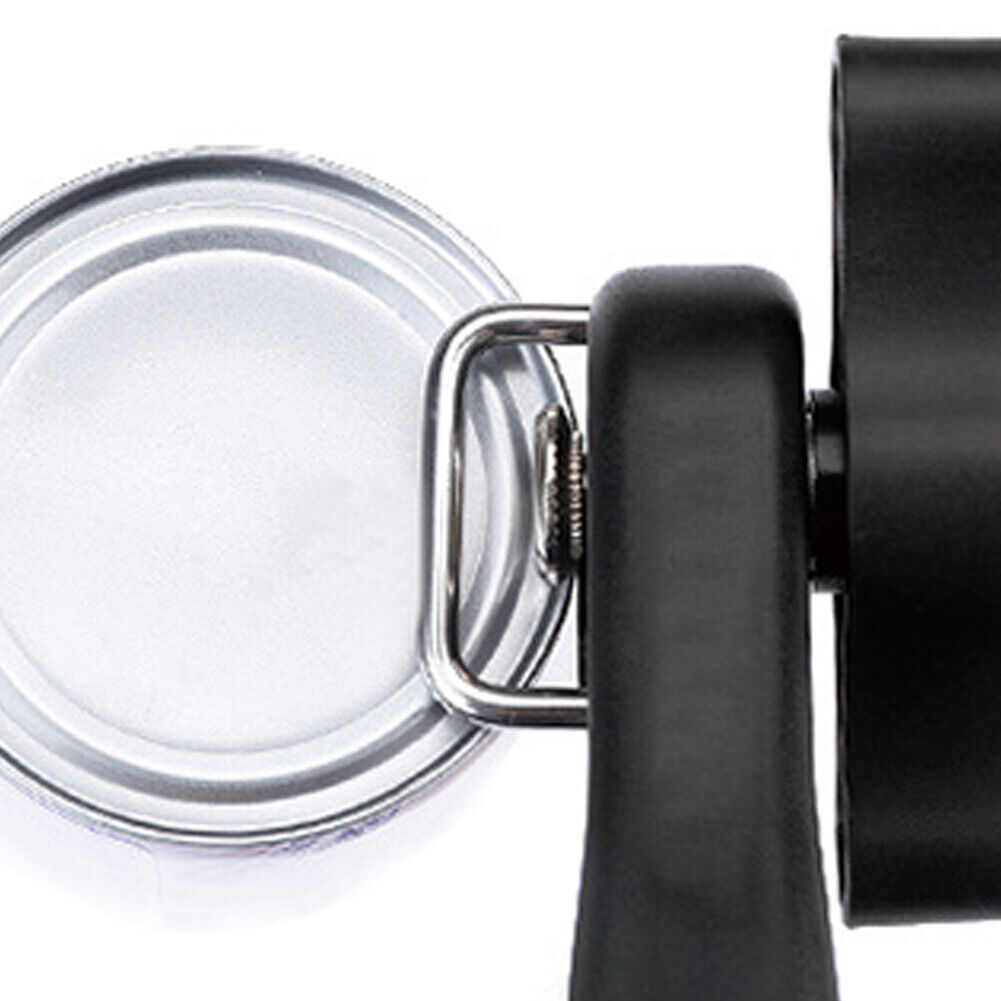 US 2-4 Pc Stainless Steel Manual Tin Can Opener Safety Cut Lid Smooth Edge Side