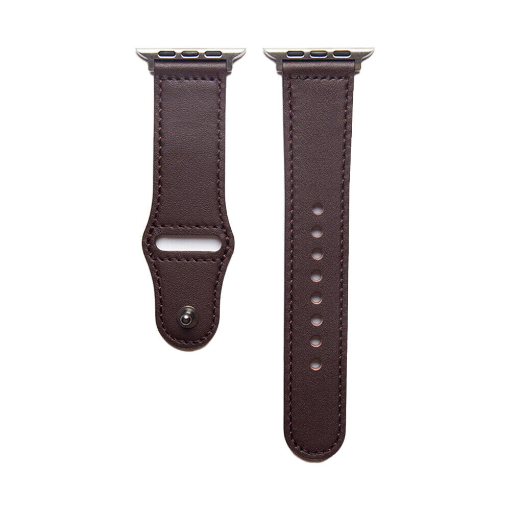 US Genuine Leather Band Strap for Apple Watch iWatch 2~5 38/40/41 42/44/45mm