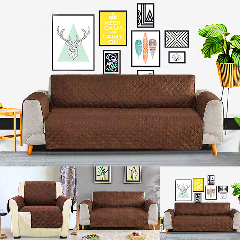 US1/2/3 Seat Sofa Cover Couch Loveseat Slipcover Pet Dog Mat Furniture Protector
