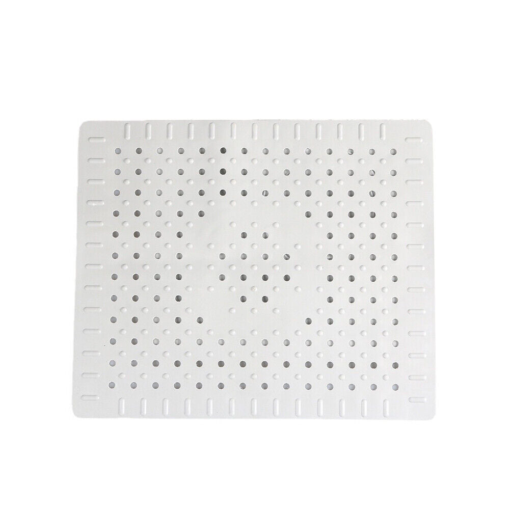 US 2-4 Pc Kitchen Sink Mat Rubber Drainer Pad Protector Non-Slip Rubber Durable