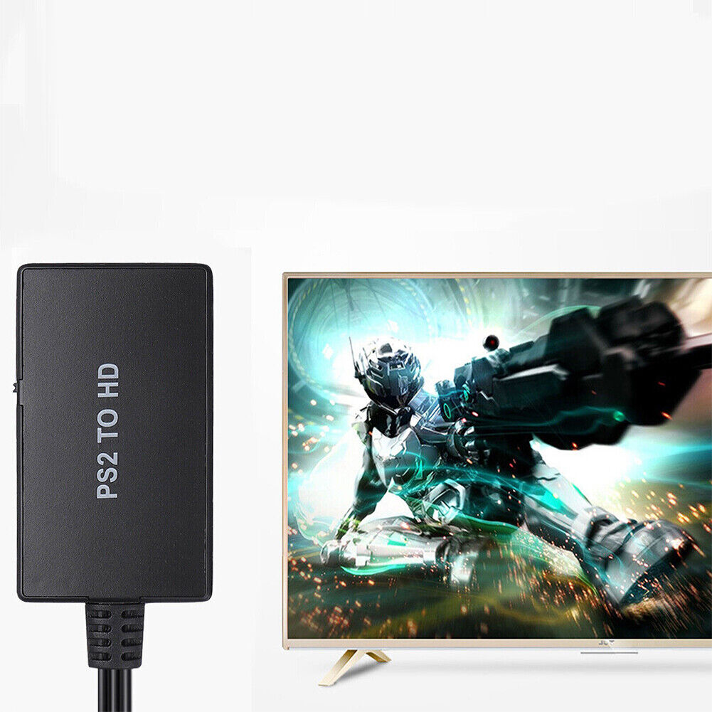 US 1-2 Pc PS2 To HDMI Adapter Supports Video HD Output PlayStation Display Modes