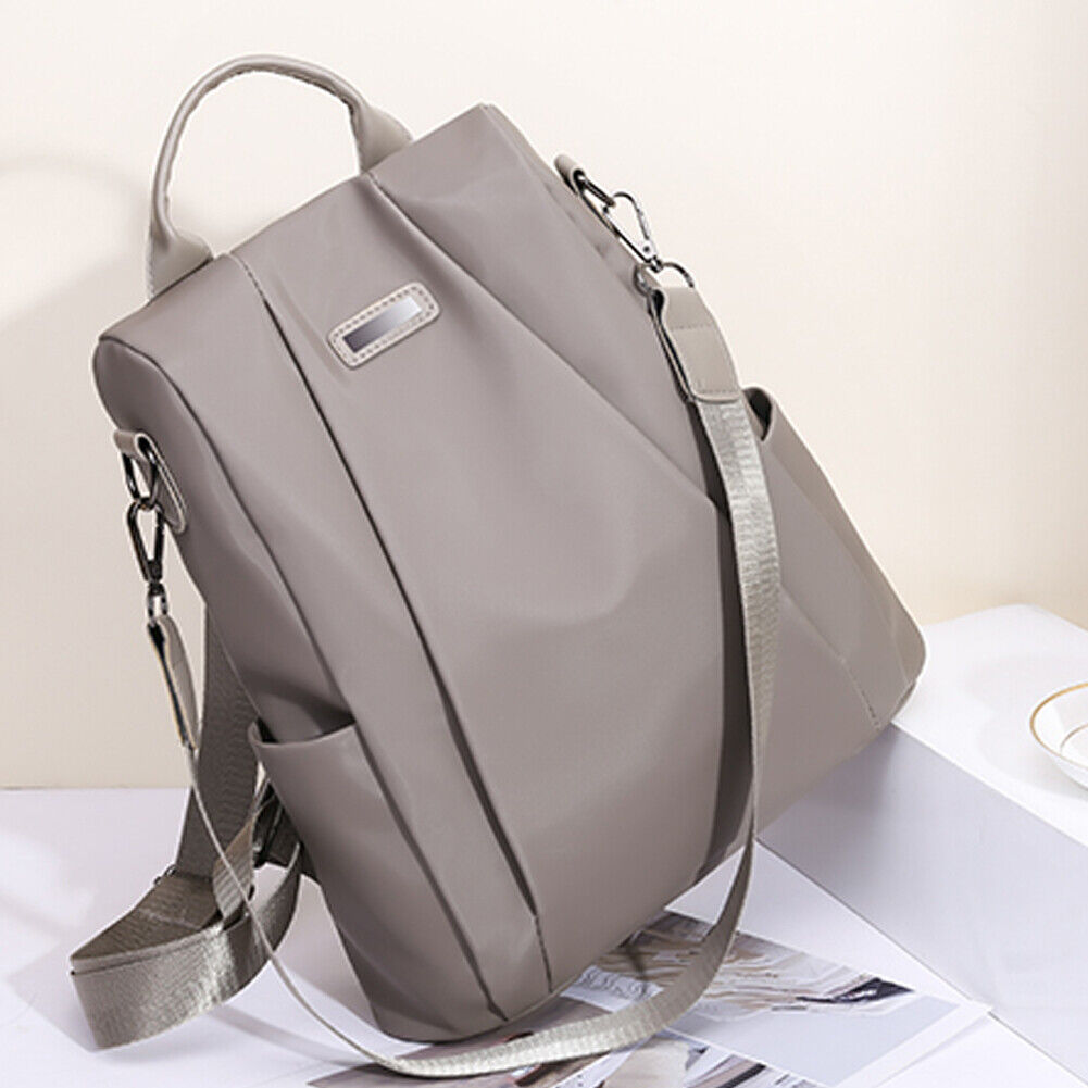 US 1-2 Pack Women Anti-Theft Backpack Waterproof Rucksack Ladies School Travel