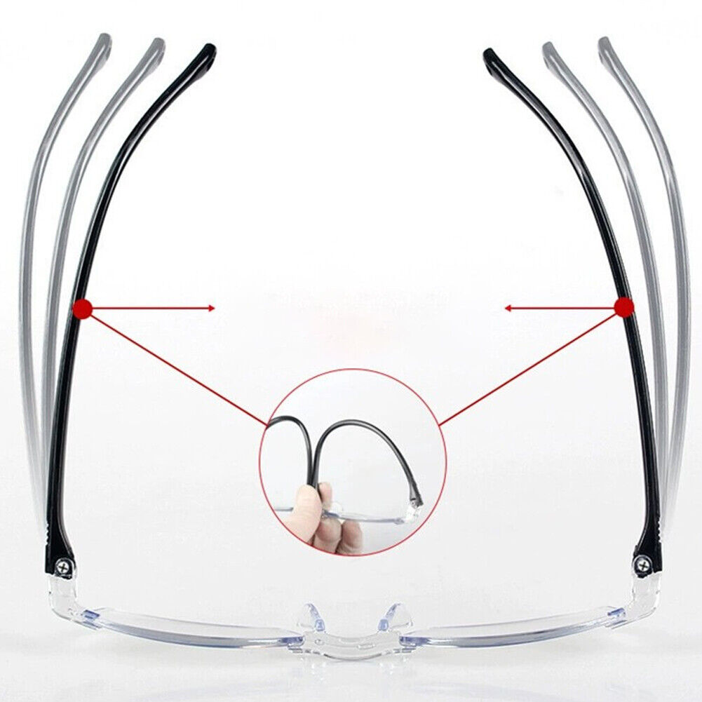 US 5-10 Pc Rectangular Rimless Blue Light Blocking Reading Glasses Unisex Reader