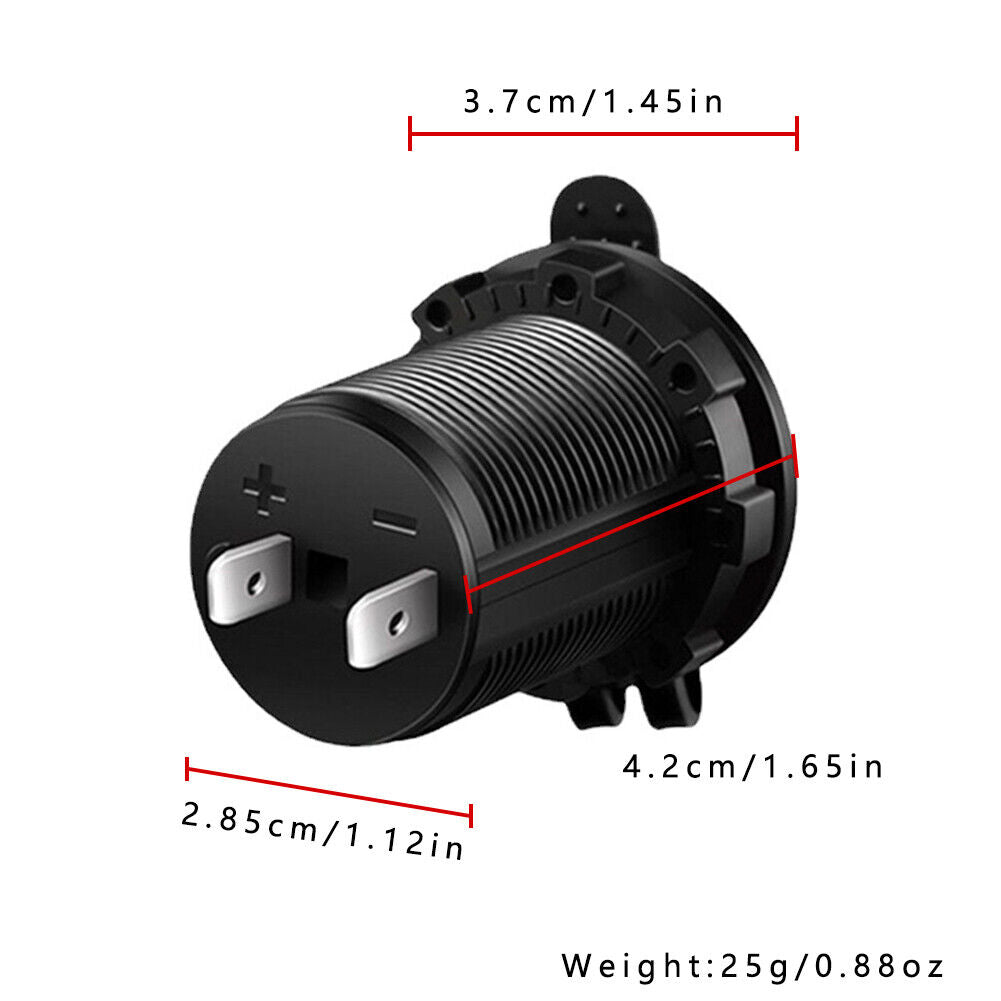 US 6-12Pc Cigarette Lighter Socket Marine Motorcycle ATV RV Lighter Power Outlet