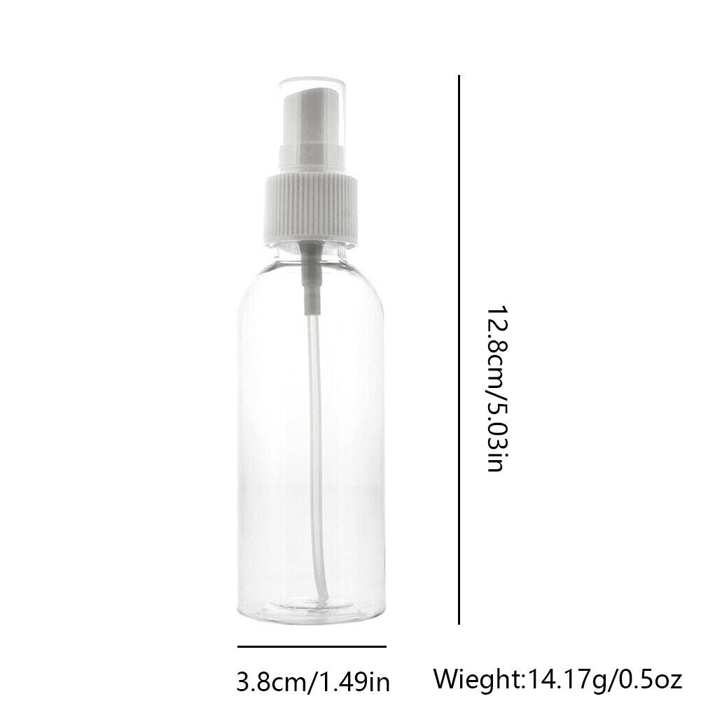 US 20-40 Pack 2.7oz Clear Empty Perfume Fine Mist Sprayer Pump Bottle Container