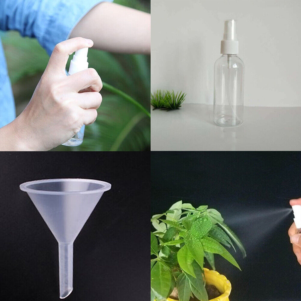 US 20-40 Pack 2.7oz Clear Empty Perfume Fine Mist Sprayer Pump Bottle Container