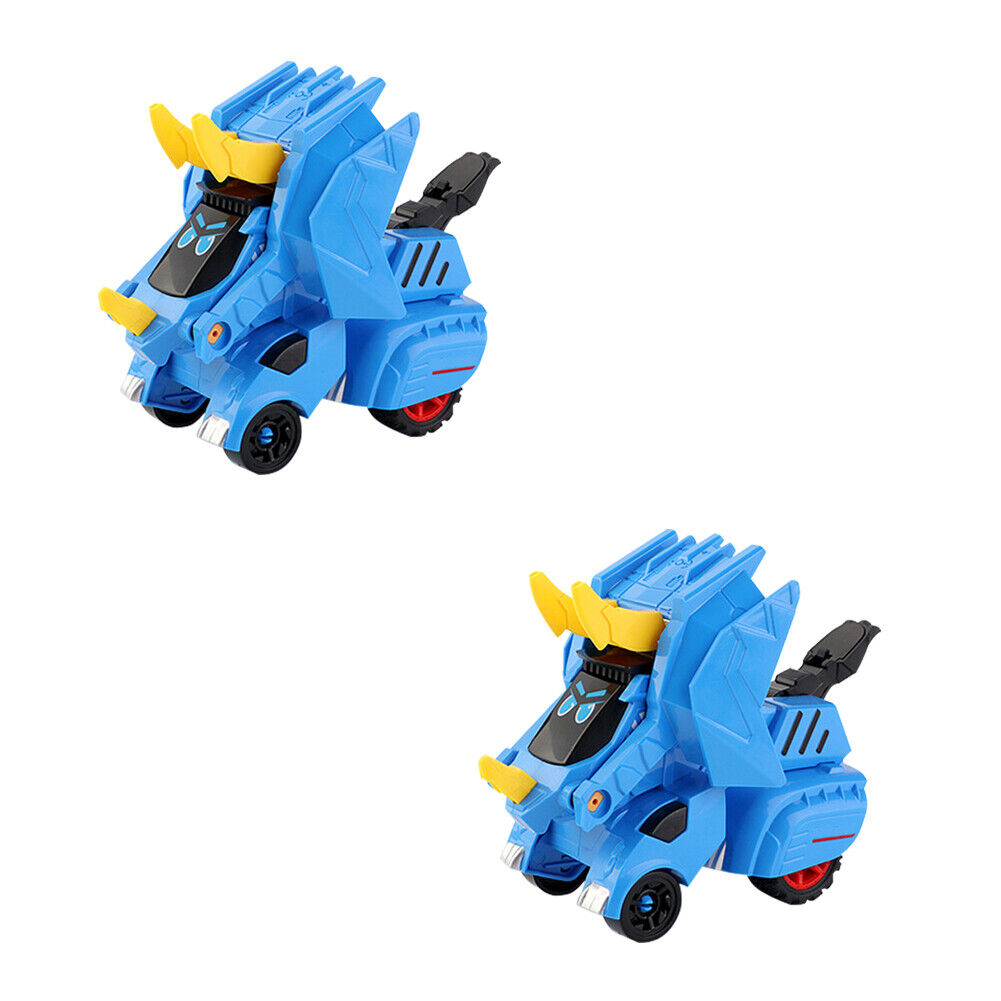 US 1-2 Pcs Transforming Dinosaur Toy 3+ Year Old Boys Deformation Car Kids Gifts