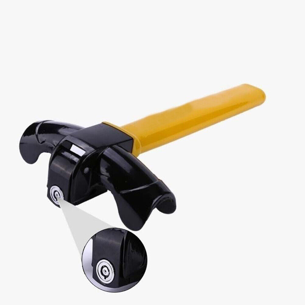 US 1-2 Pc Steering Wheel Lock Rotary Anti Theft Security System Vehicle Security