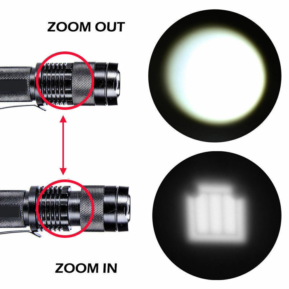 US 2-4 Pack Bicycle Head Light 10000lm LED Cycling Bike Flashlight w/ Mount Clip