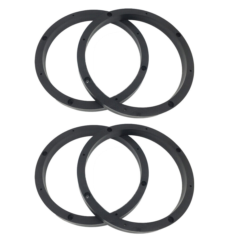 US 1-2Pairs 6.5'' Plastic Speaker Spacer Rings Subwoofer Custom Mounting Adapter