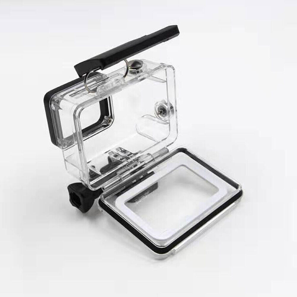 US 1-2Pc GoPro HERO5, HERO6, HERO7 Waterproof Housing Case Protective 45M Dive
