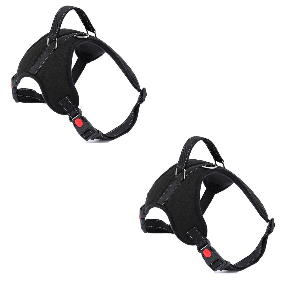 US Dogs Adjustable Control Vest Reflective No Pull Dog Pet Harness Camo 8-90 Lbs