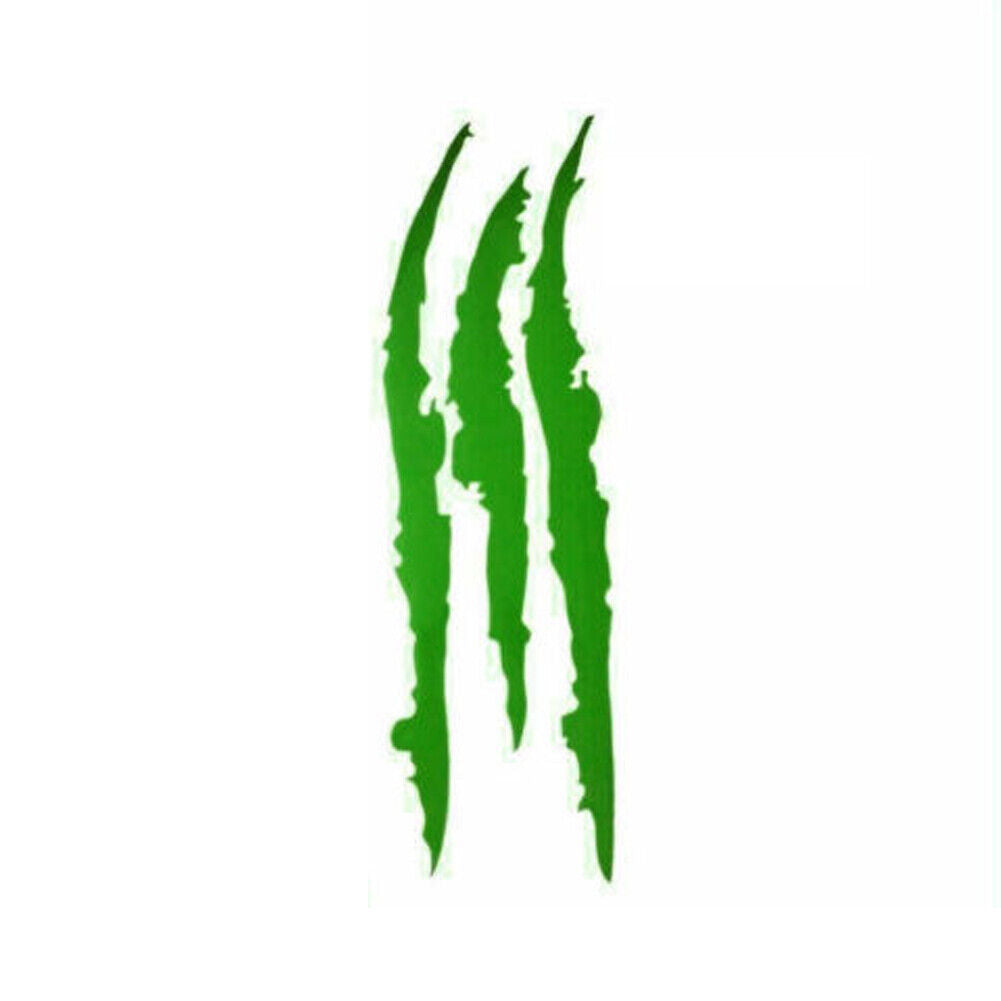 US 2-4Pc Monster Claw Mark Scratch Car Headlight Sticker Stripe Reflective Decal